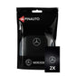 2x Pegatinas para cristales de coche con logotipo