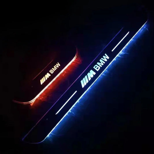 Lote de 2 umbrales de puerta de coche con LED