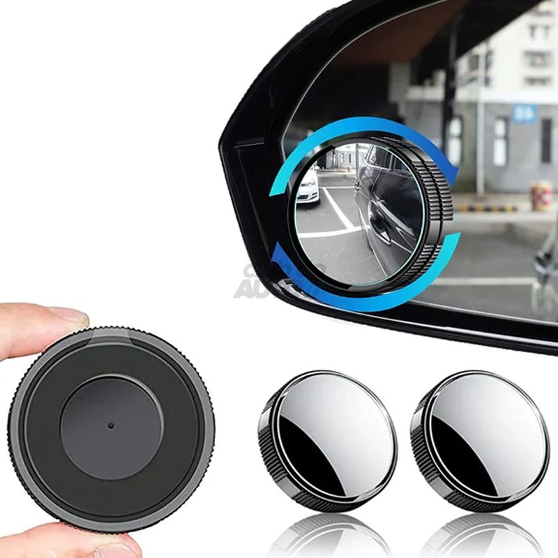 Specchietti retrovisori grandangolari ruotabili a 360° per l'angolo cieco (2 pezzi)